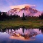 pic for Mount Rainier and Lenticular Cloud Refle